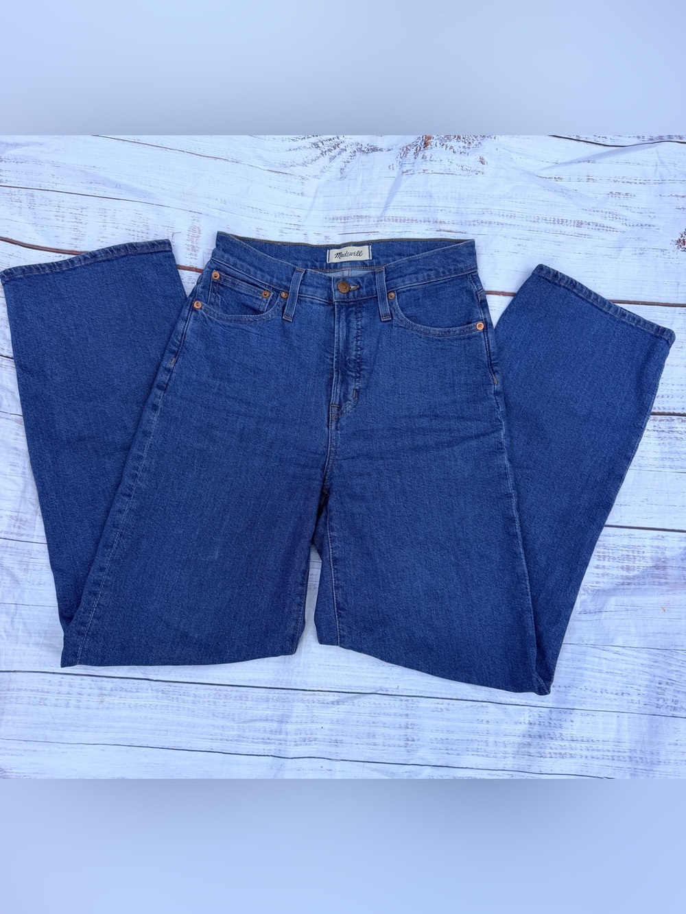 Madewell The Perfect Vintage Wide-Leg Jean in Fairdale Wash 26 - Picture 8 of 15